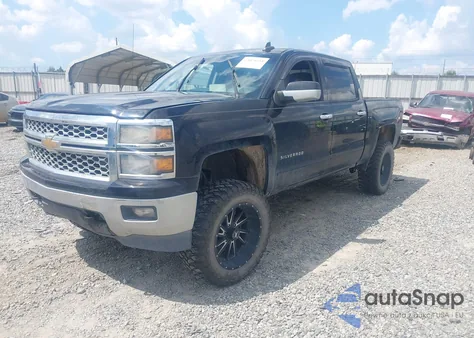2015 Chevrolet Silverado 1500 1Lt from USA, damaged, VIN 3GCUKREC6FG142733